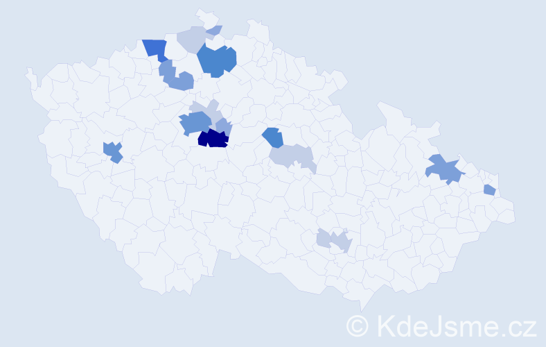 Příjmení: 'Lomič', počet výskytů 56 v celé ČR