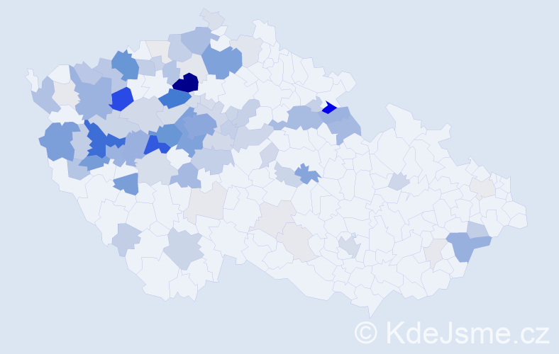 Příjmení: 'Rott', počet výskytů 357 v celé ČR