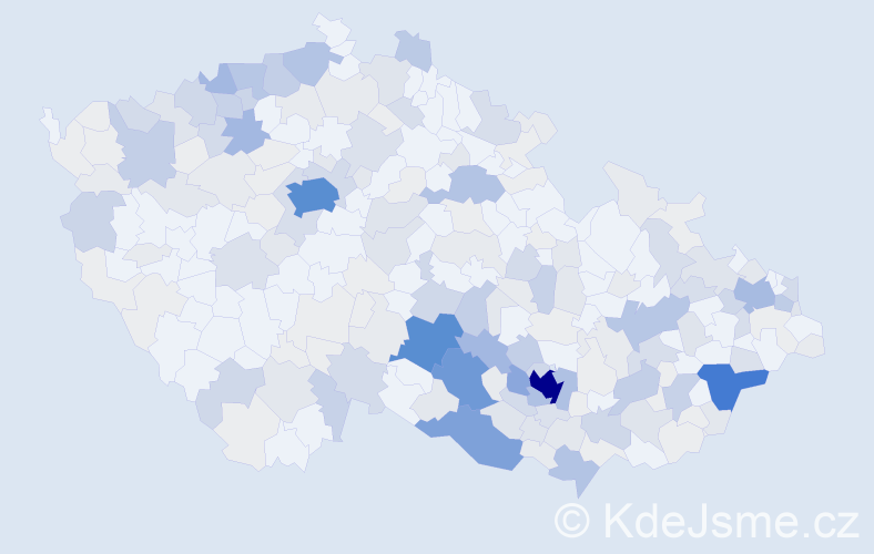 Příjmení: 'Filová', počet výskytů 993 v celé ČR