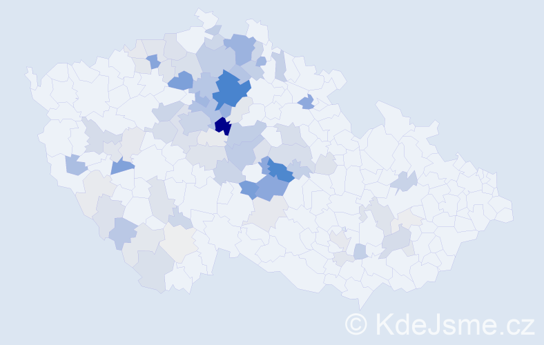 Příjmení: 'Řípová', počet výskytů 330 v celé ČR