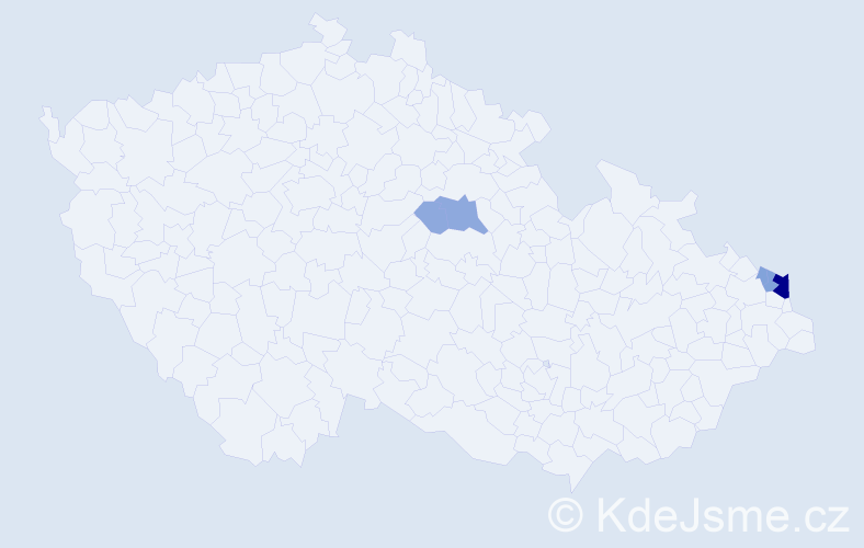 Příjmení: 'Knispel', počet výskytů 14 v celé ČR