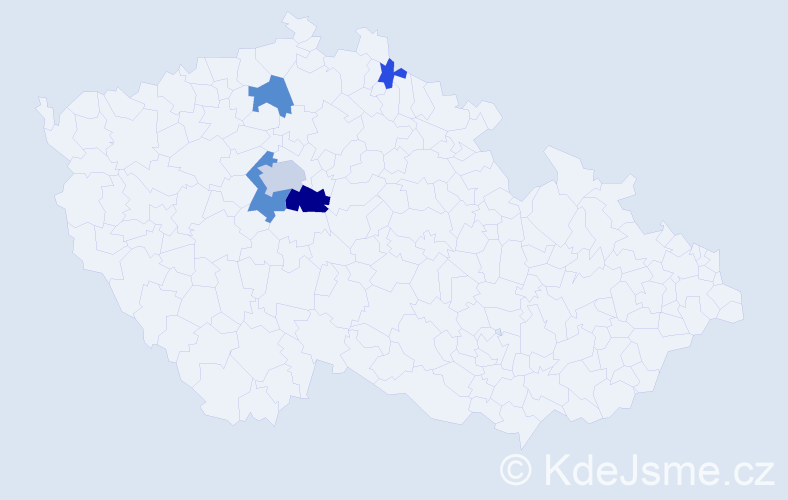 Příjmení: 'Drahotínská', počet výskytů 14 v celé ČR