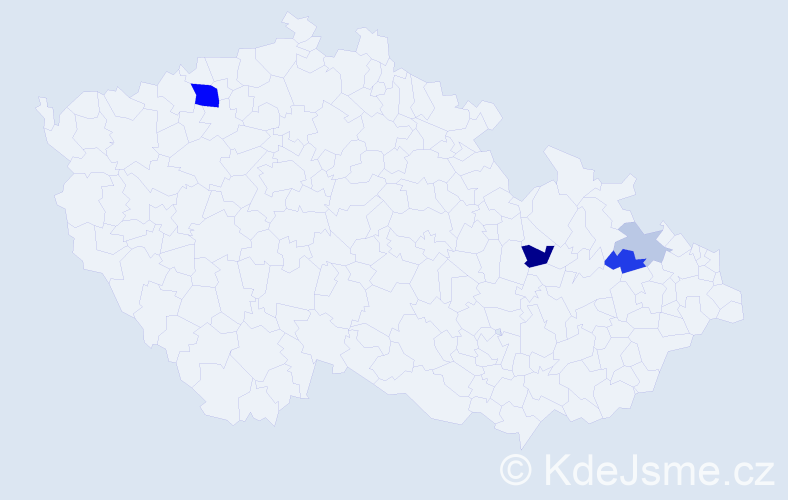 Příjmení: 'Zurko', počet výskytů 10 v celé ČR