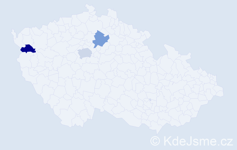Příjmení: 'Ushakov', počet výskytů 4 v celé ČR