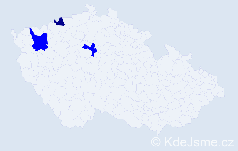 Příjmení: 'Avakyan', počet výskytů 4 v celé ČR