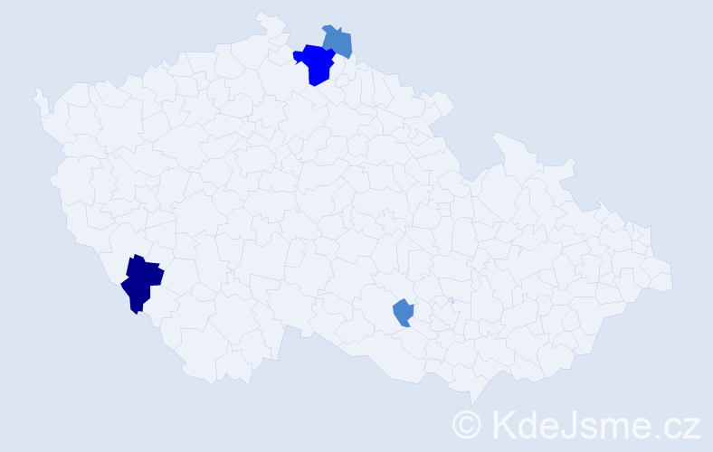 Příjmení: 'Banásová', počet výskytů 7 v celé ČR