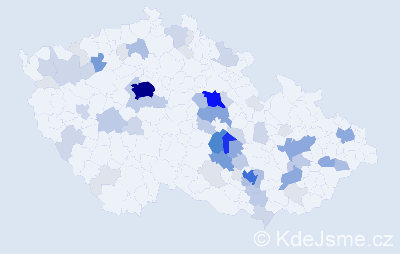 Příjmení: 'Harvánková', počet výskytů 229 v celé ČR