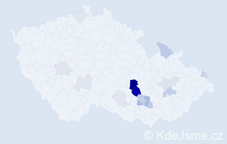 Příjmení: 'Bukal', počet výskytů 51 v celé ČR