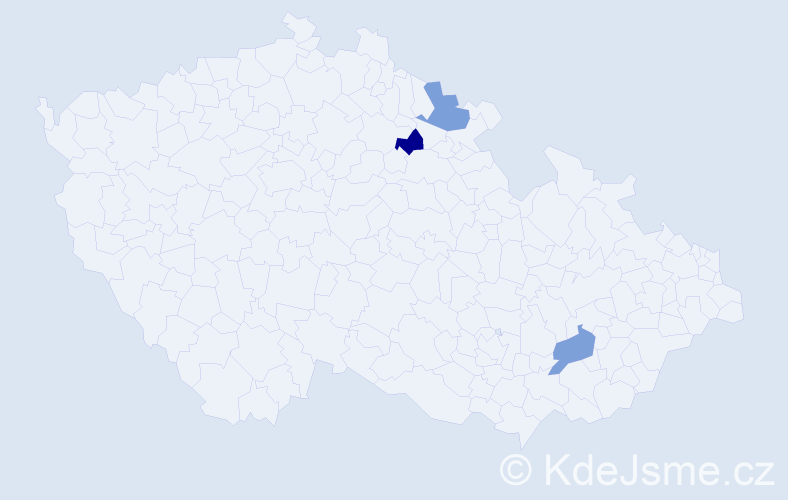 Příjmení: 'Popovicsová', počet výskytů 3 v celé ČR