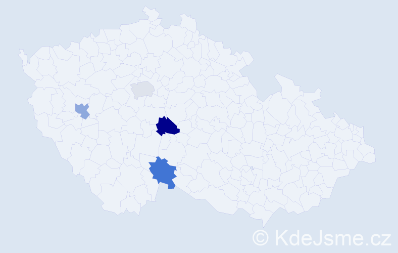 Příjmení: 'Paulfranzová', počet výskytů 4 v celé ČR