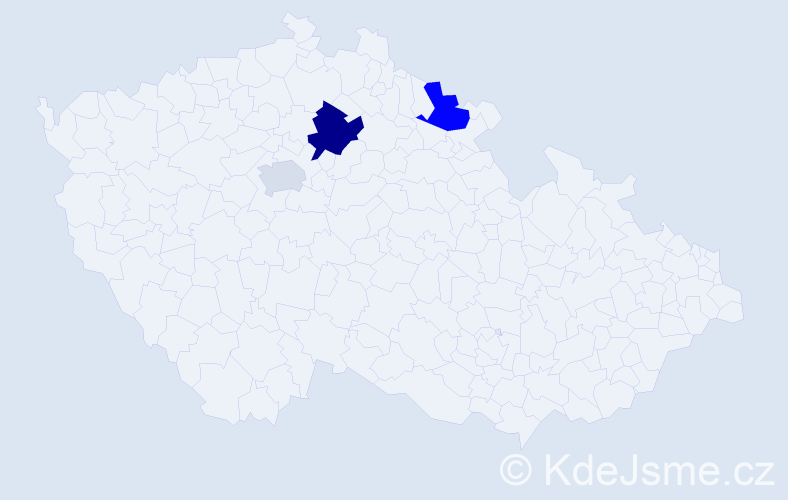 Příjmení: 'Sagasser', počet výskytů 10 v celé ČR