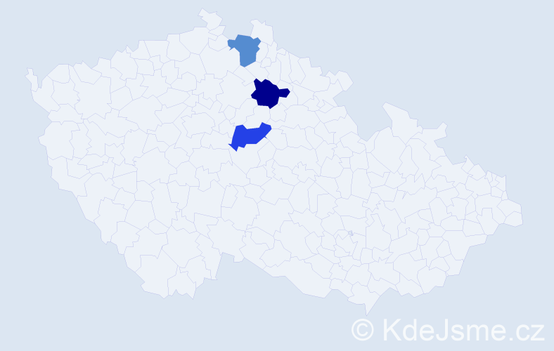 Příjmení: 'Pashnyk', počet výskytů 3 v celé ČR