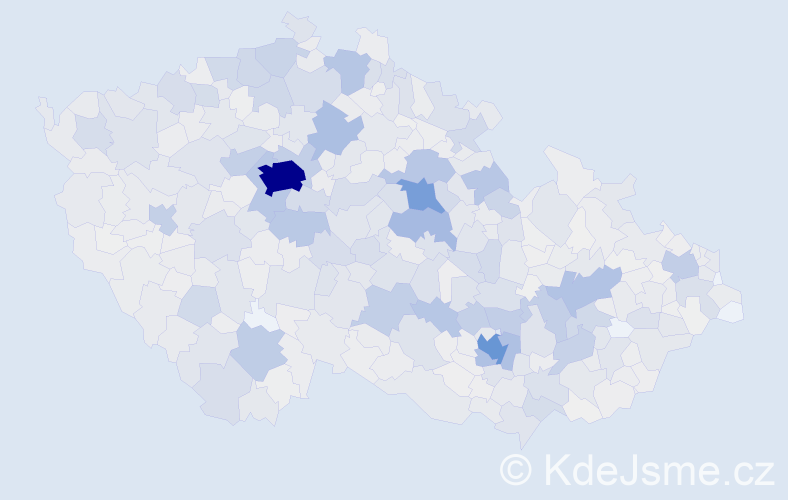 Příjmení: 'Štěpánek', počet výskytů 6408 v celé ČR