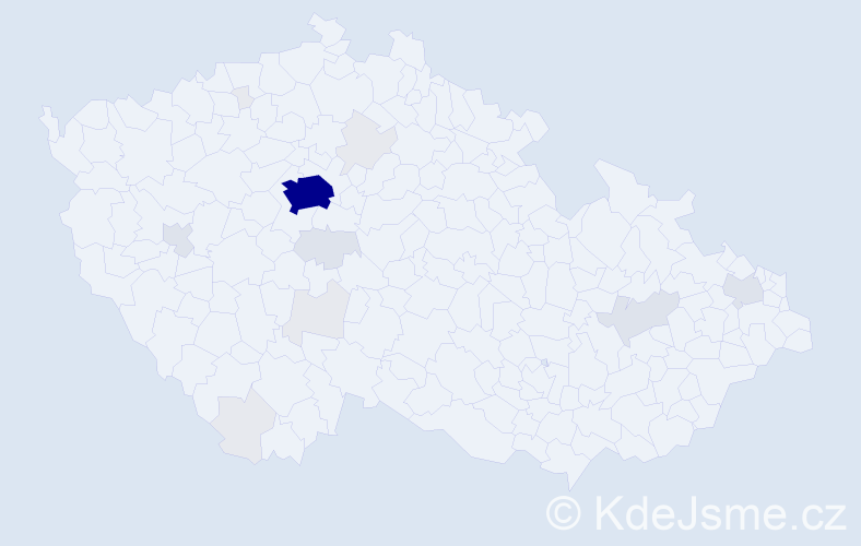 Příjmení: 'Guo', počet výskytů 67 v celé ČR