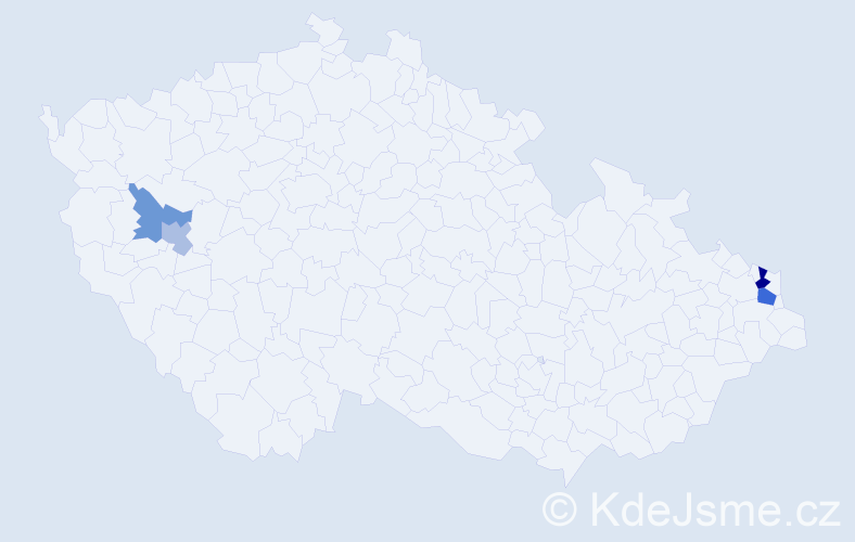 Příjmení: 'Rohrsetzer', počet výskytů 14 v celé ČR
