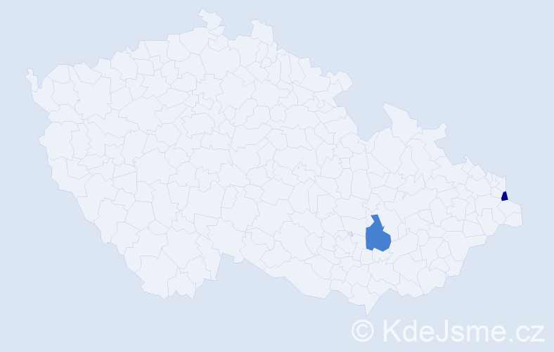 Příjmení: 'Szklorz', počet výskytů 2 v celé ČR
