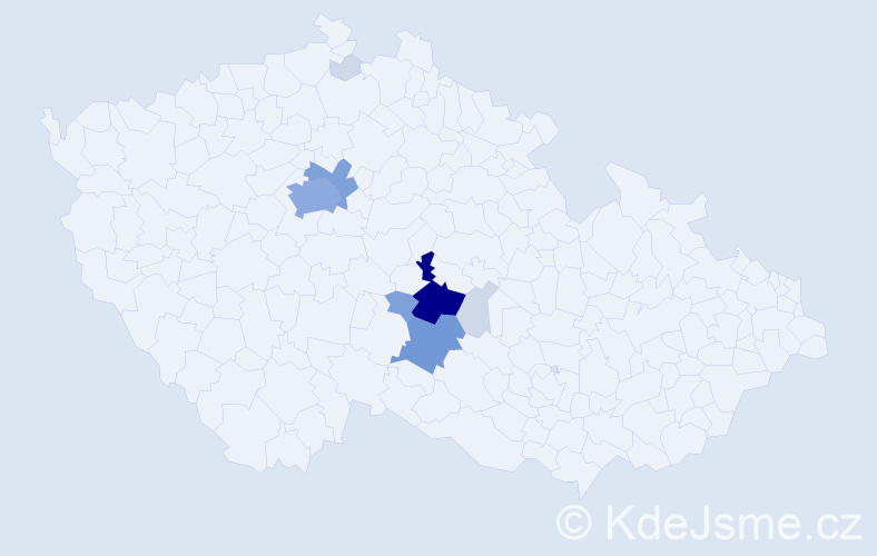 Příjmení: 'Grubauerová', počet výskytů 33 v celé ČR