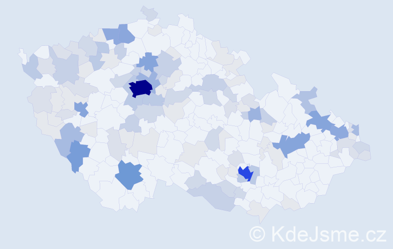 Příjmení: 'Lerchová', počet výskytů 380 v celé ČR