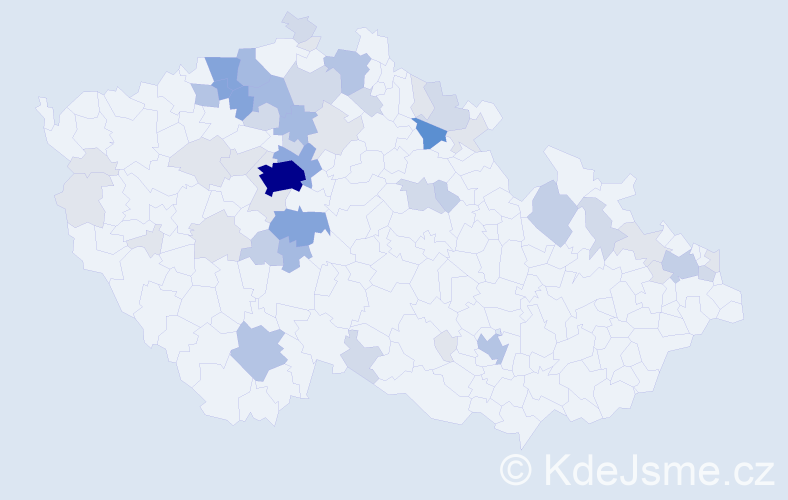 Příjmení: 'Kühnelová', počet výskytů 168 v celé ČR