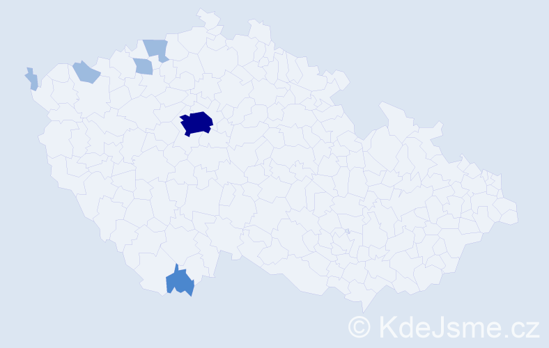 Příjmení: '"Bui Hoang"', počet výskytů 10 v celé ČR