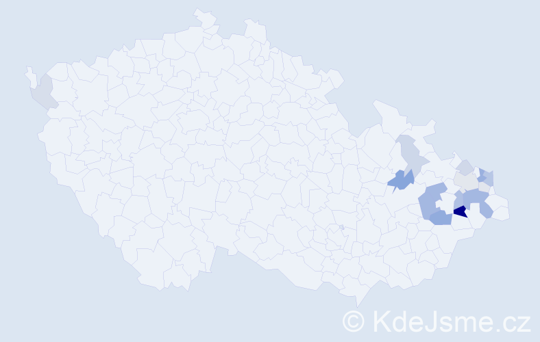 Příjmení: 'Beinstein', počet výskytů 34 v celé ČR