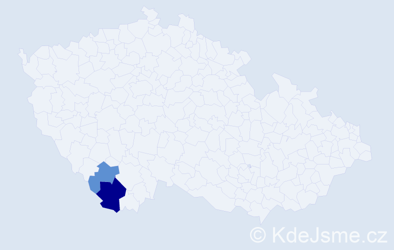 Příjmení: 'Kalischko', počet výskytů 4 v celé ČR