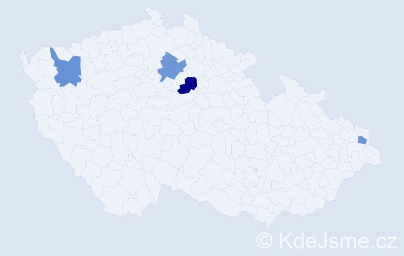 Příjmení: 'Specht', počet výskytů 4 v celé ČR