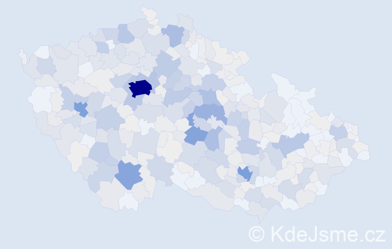 Příjmení: 'Čejková', počet výskytů 2230 v celé ČR