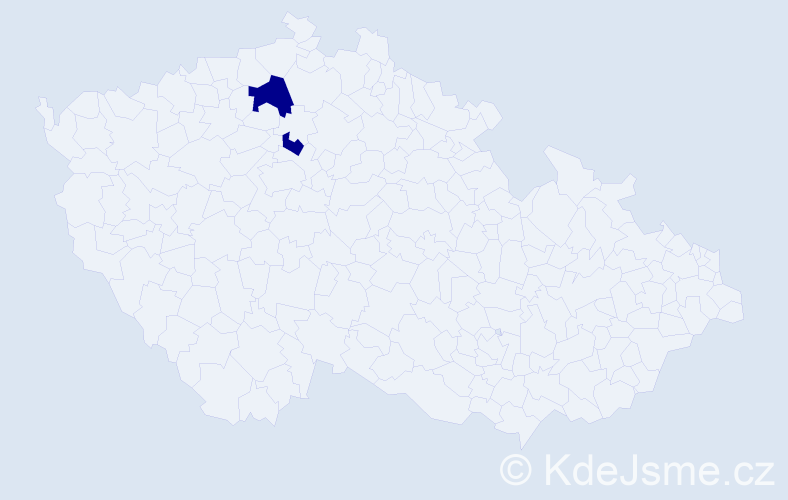 Příjmení: 'Pacholec', počet výskytů 2 v celé ČR