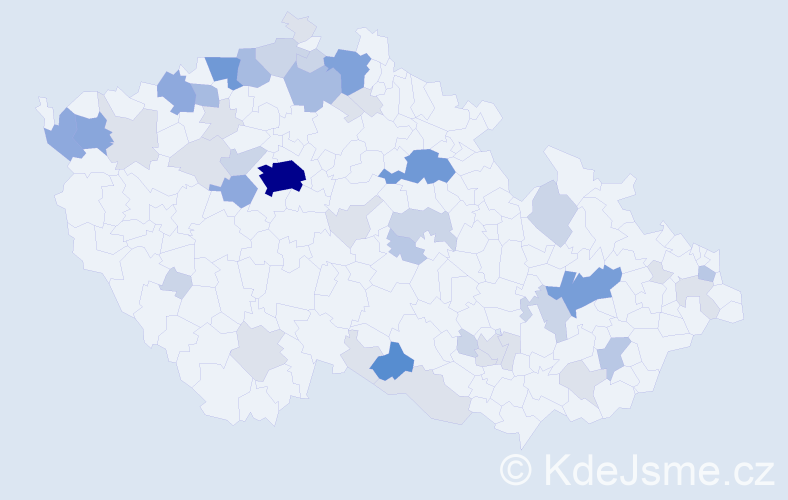 Příjmení: 'Melzer', počet výskytů 145 v celé ČR