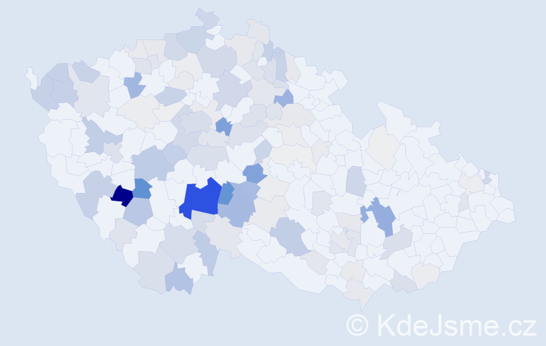 Příjmení: 'Makovec', počet výskytů 497 v celé ČR