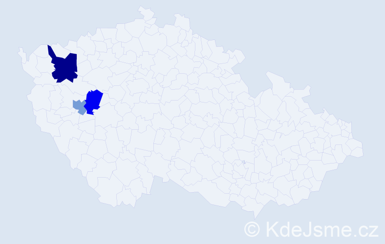 Příjmení: 'Kobjakov', počet výskytů 4 v celé ČR