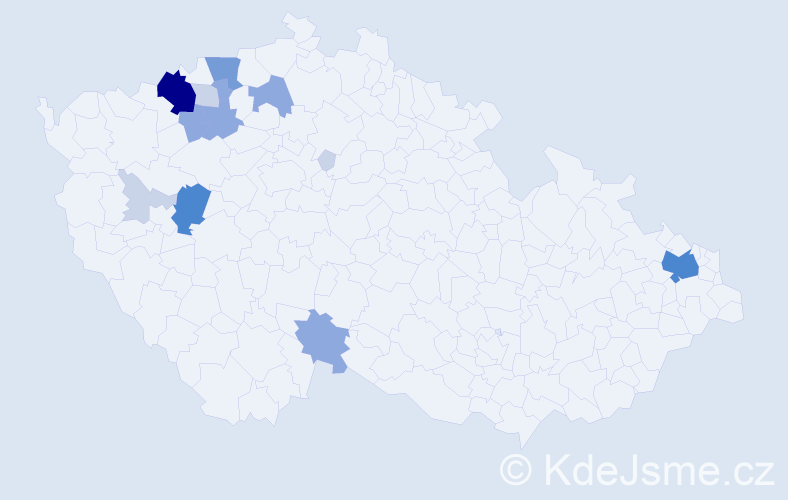 Příjmení: 'Adi', počet výskytů 42 v celé ČR