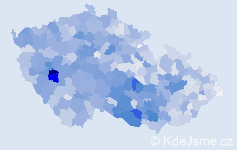 Příjmení: 'Fiala', počet výskytů 9212 v celé ČR