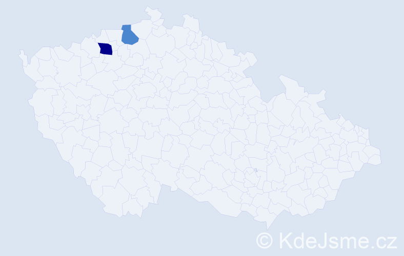 Příjmení: '"Al Berdahi"', počet výskytů 4 v celé ČR