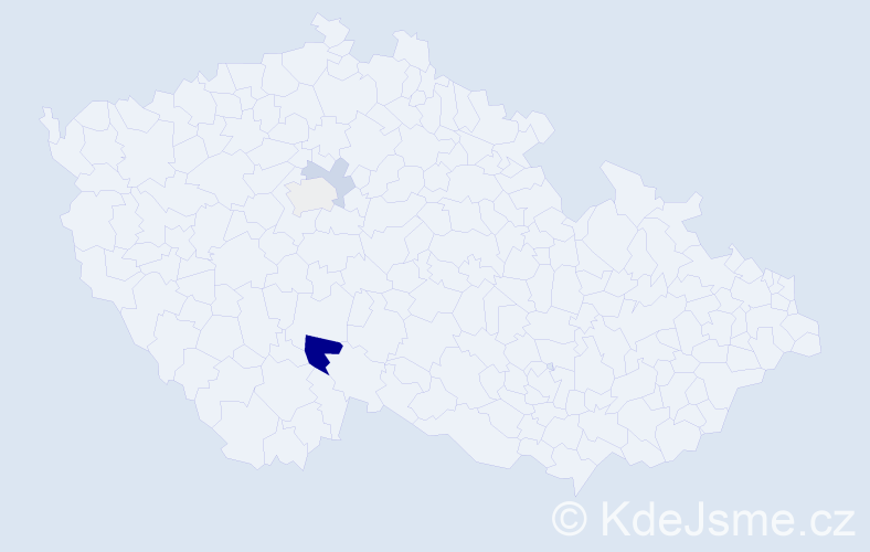 Příjmení: 'Řetovský', počet výskytů 6 v celé ČR
