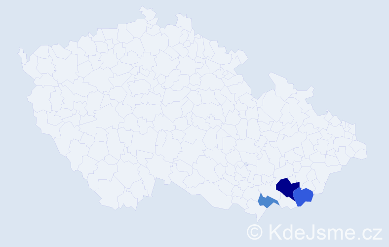 Příjmení: 'Schottlová', počet výskytů 10 v celé ČR