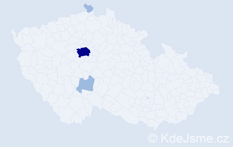 Příjmení: 'Filovkinová', počet výskytů 6 v celé ČR
