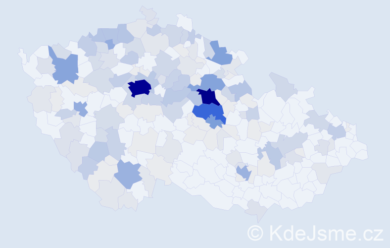Příjmení: 'Pilná', počet výskytů 659 v celé ČR