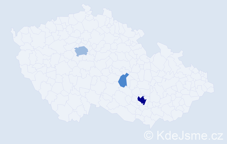 Příjmení: 'Rakšány', počet výskytů 7 v celé ČR