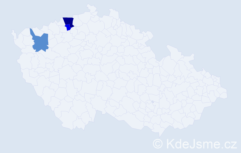 Příjmení: 'Fujavová', počet výskytů 8 v celé ČR