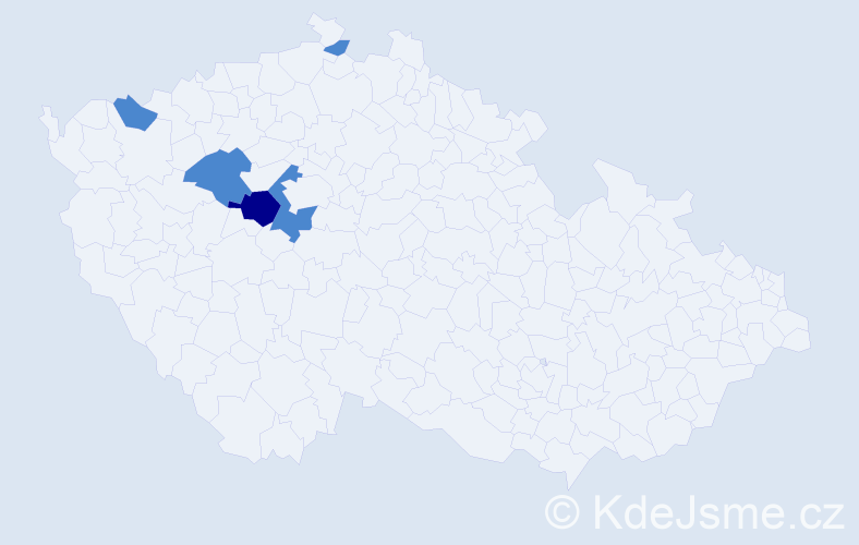 Příjmení: 'Witte', počet výskytů 7 v celé ČR