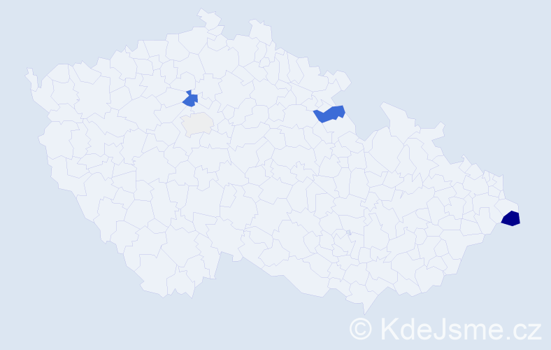 Příjmení: 'Hofierková', počet výskytů 10 v celé ČR