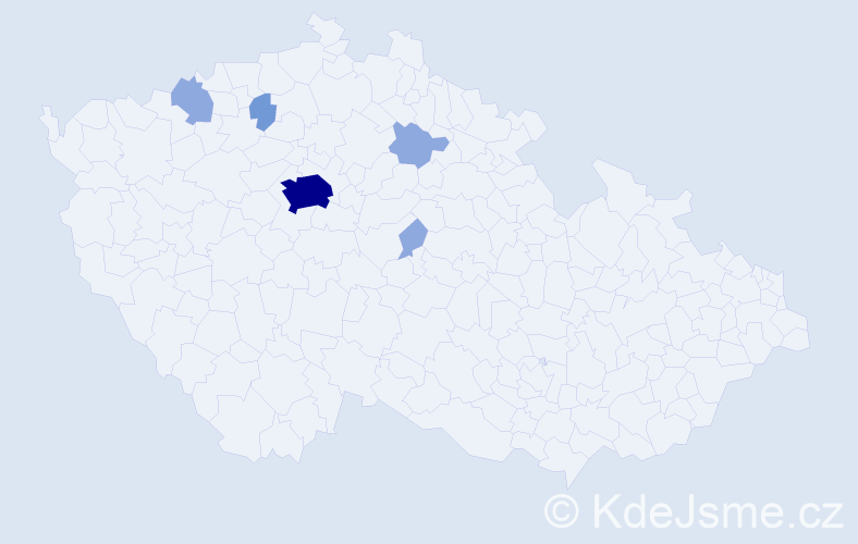 Příjmení: 'Vipler', počet výskytů 15 v celé ČR