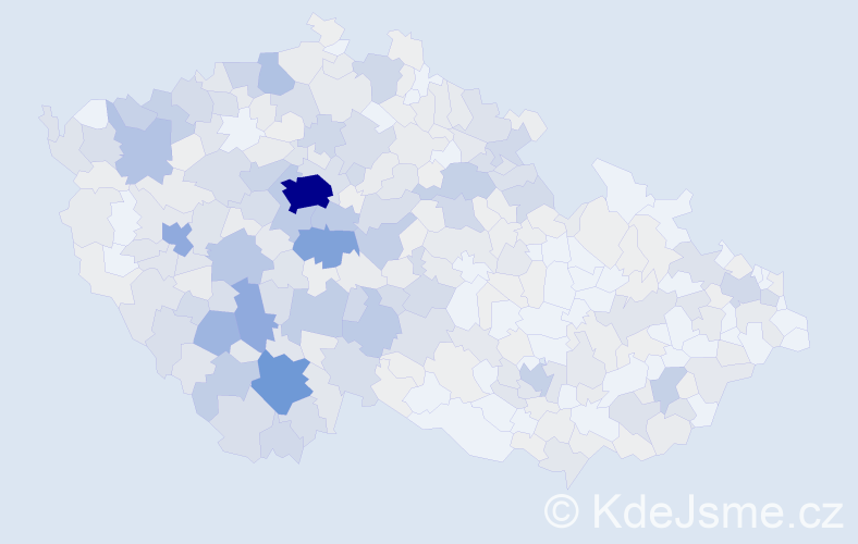 Příjmení: 'Vaněčková', počet výskytů 1660 v celé ČR