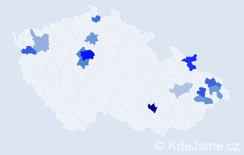 Příjmení: 'Katz', počet výskytů 78 v celé ČR