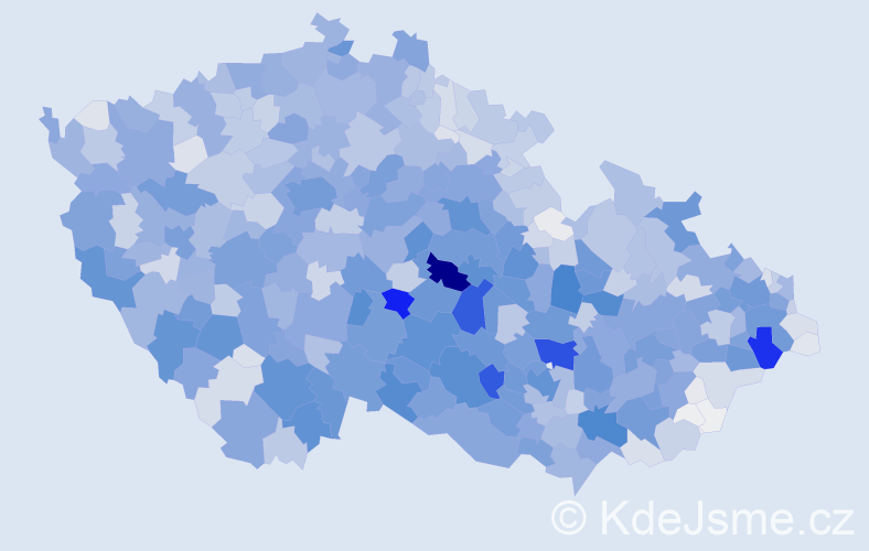 Příjmení: 'Němcová', počet výskytů 11562 v celé ČR