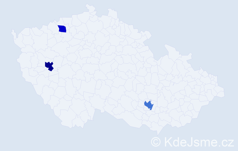 Příjmení: 'Terzijski', počet výskytů 10 v celé ČR