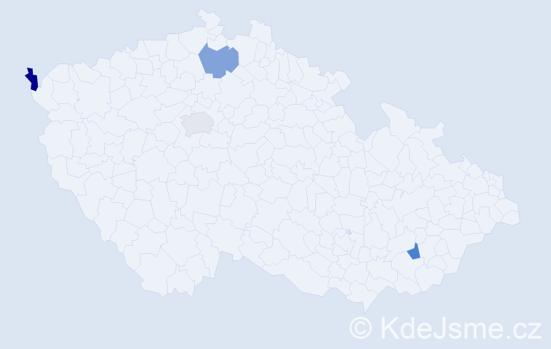 Příjmení: 'Ganbayar', počet výskytů 4 v celé ČR