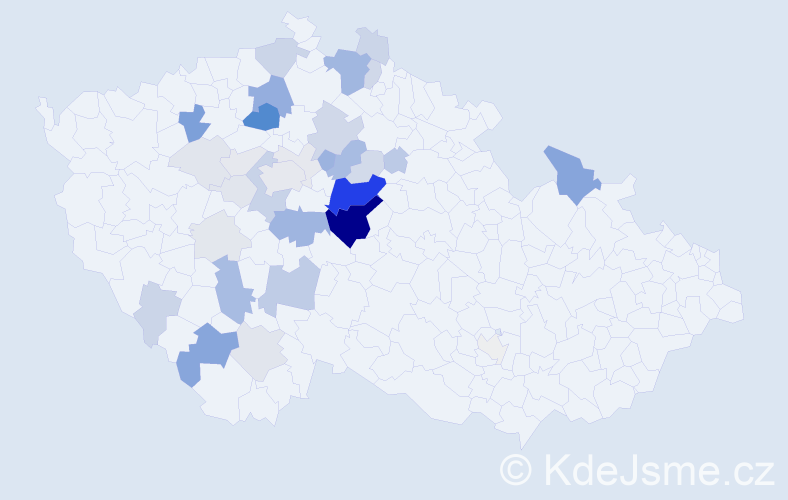 Příjmení: 'Keltner', počet výskytů 137 v celé ČR